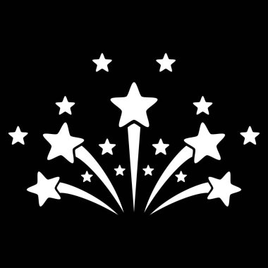 Yıldız Fireworks vektör simgesi