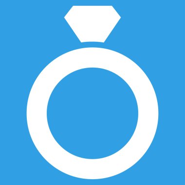 Elmas halka vektör simgesi