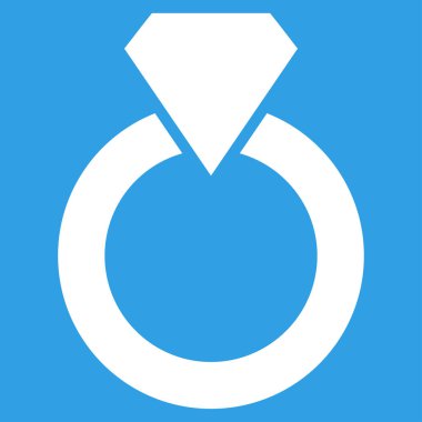 Elmas halka vektör simgesi