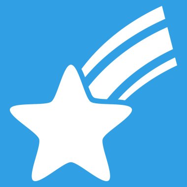 Düşen yıldız vektör simgesi