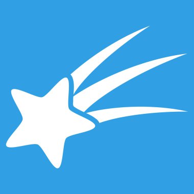 Düşen yıldız vektör simgesi