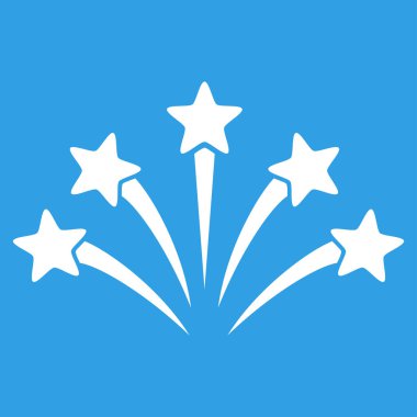 Havai fişek patlama vektör simgesi