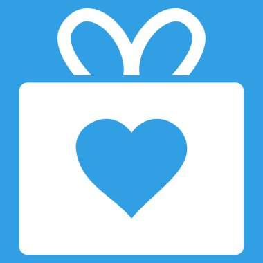 Sevgi hediye vektör simgesi