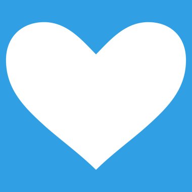 Aşk kalp vektör simgesi