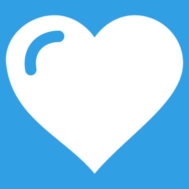 Aşk kalp vektör simgesi