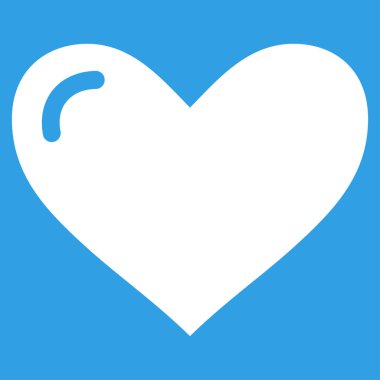 Aşk kalp vektör simgesi