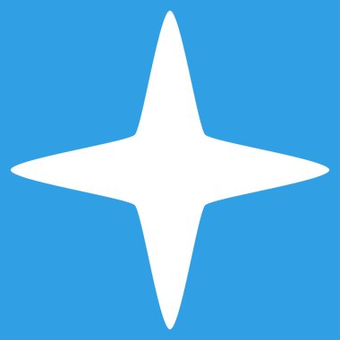 Işıltı vektör yıldız simgesi