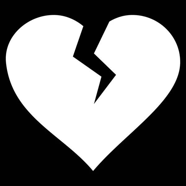 Icono de Vector de ruptura de corazón — Vector de stock