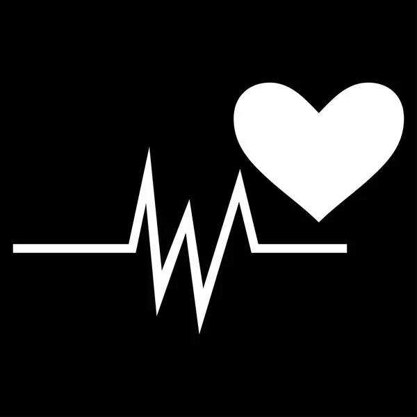 Icona vettoriale del segnale cardiaco — Vettoriale Stock