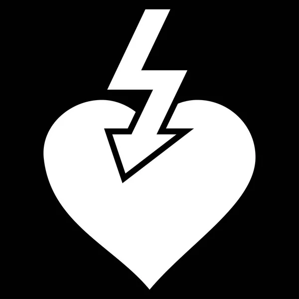 Herzschlag-Vektor-Symbol — Stockvektor
