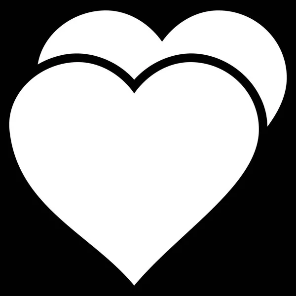 Love Hearts Vector Icon — Stock Vector