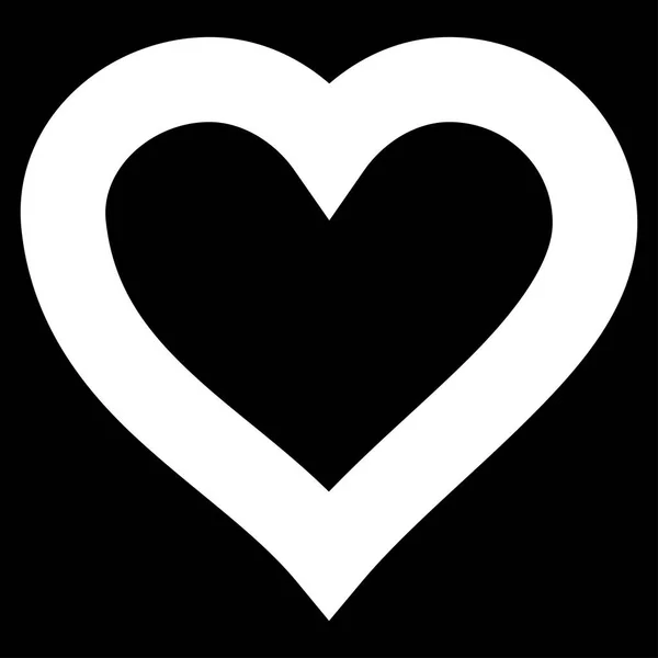 Valentine Heart Vector Icon — Stock Vector