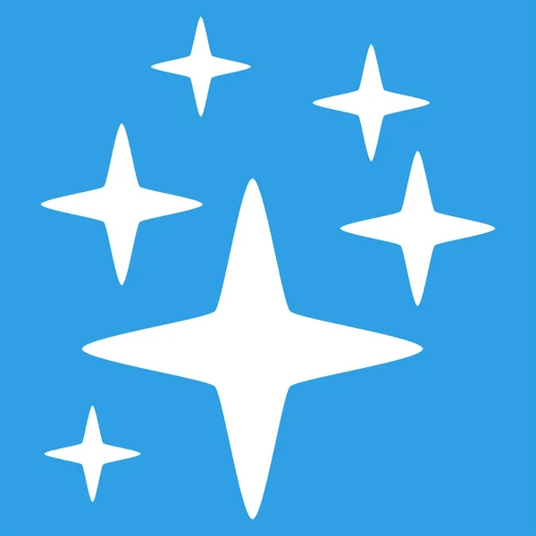 Sparkle Stars Vector Icono — Vector de stock