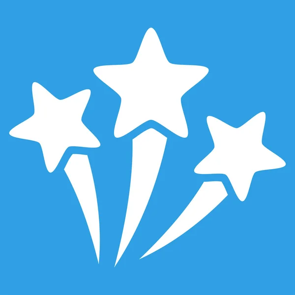 Estrella fuegos artificiales Vector icono — Vector de stock