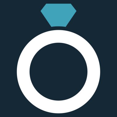 Elmas halka vektör simgesi