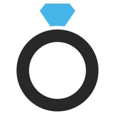 Elmas halka vektör simgesi