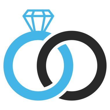 Alyans vektör simgesi