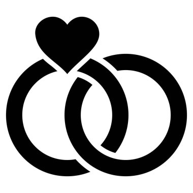 Alyans vektör simgesi