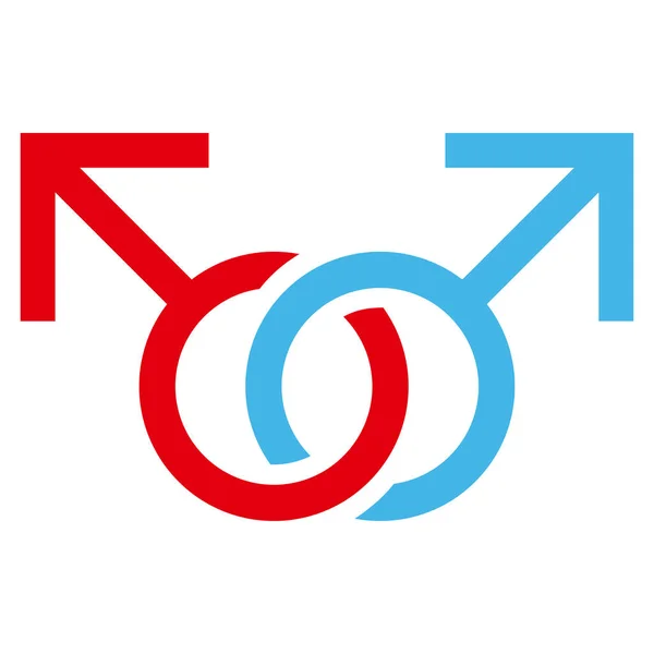 Gay Miłość Symbol wektor ikona — Wektor stockowy