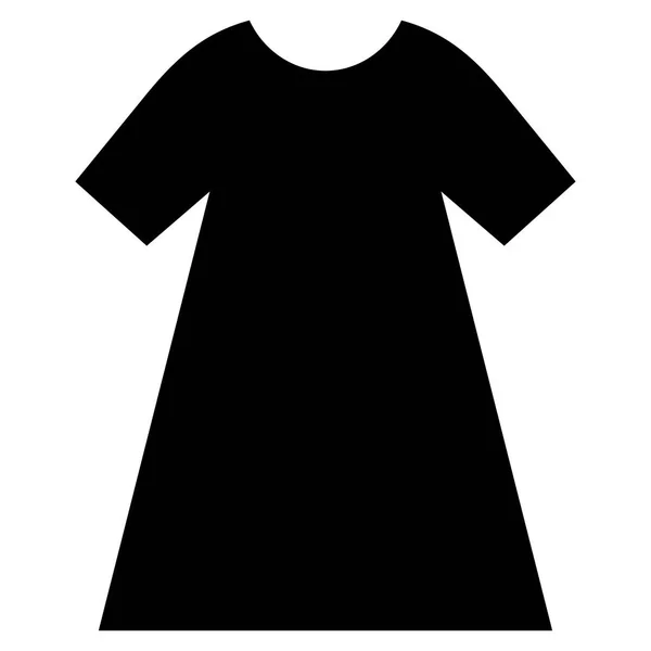 Woman Dress Vector Icon — Stock Vector