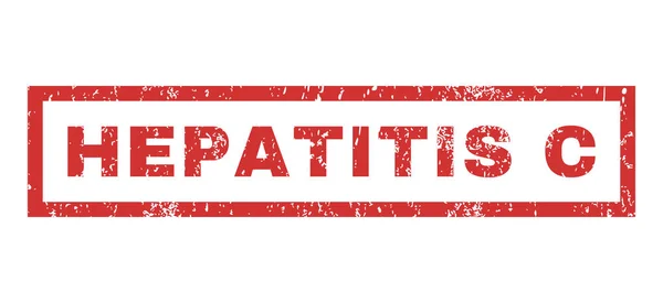 Hepatitis C Rubber Stamp — Stock Vector