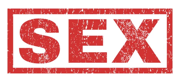 Timbre caoutchouc sexe — Image vectorielle