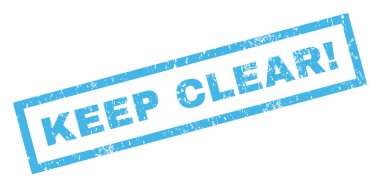 Açık ünlem lastik damgası tutmak