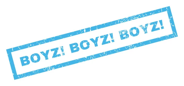 Boyz Exclamação Boyz Exclamação Boyz Exclamação Selo de borracha — Vetor de Stock