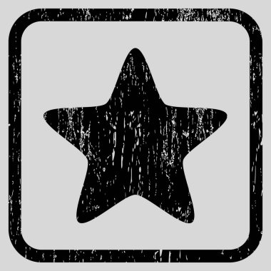 Yıldız simgesi kauçuk filigran