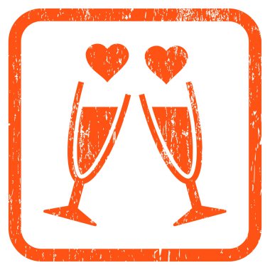 Kodes gözlük simgesi kauçuk filigran