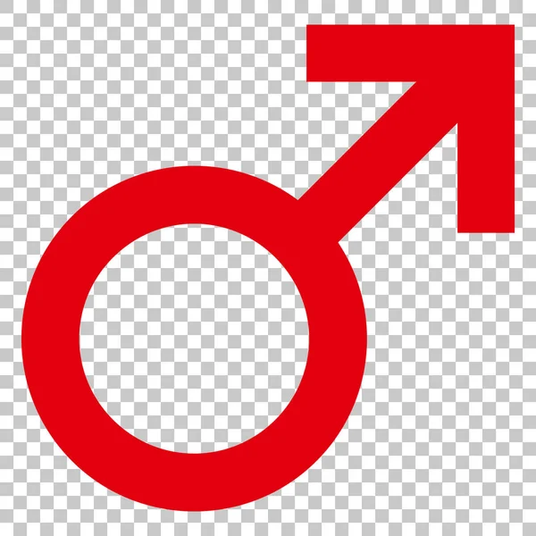Símbolo masculino vector icono — Archivo Imágenes Vectoriales