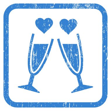 Kodes gözlük simgesi kauçuk filigran