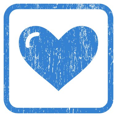 Aşk kalp simgesi kauçuk filigran