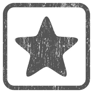 Yıldız simgesi kauçuk filigran