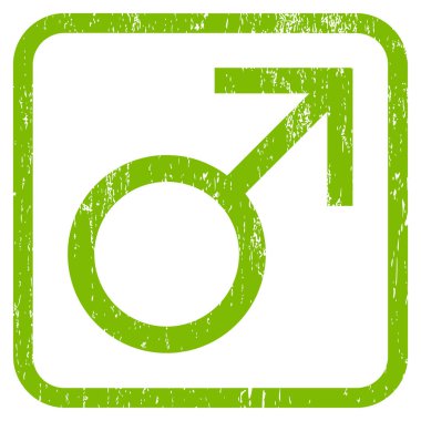 Mars erkek sembol simge kauçuk filigran