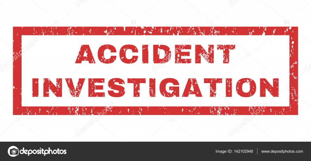 Accident Investigation Rubber Stamp — Stock Vector © 142102948