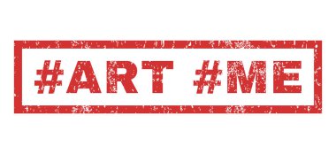 Hashtag sanat Hashtag bana lastik damgası