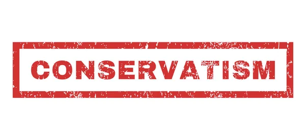 保守主义橡皮戳 — 图库矢量图片
