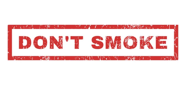 Nicht rauchen Gummimarke — Stockvektor