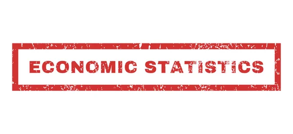 Economische statistieken Rubberstempel — Stockvector