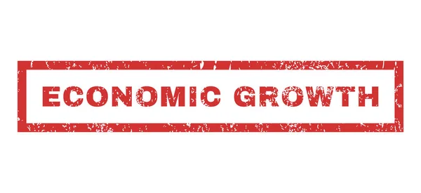 Sello de goma de crecimiento económico — Archivo Imágenes Vectoriales