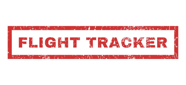 Sello de goma Flight Tracker — Vector de stock