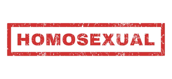 Stempel Karet Homoseksual - Stok Vektor