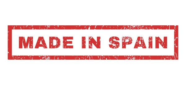 Στην Ισπανία καουτσούκ σφραγίδα — Διανυσματικό Αρχείο