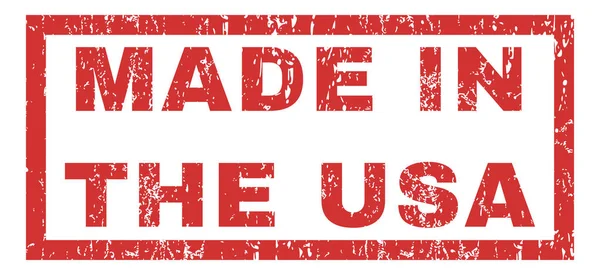 Made In ΗΠΑ καουτσούκ σφραγίδα — Διανυσματικό Αρχείο