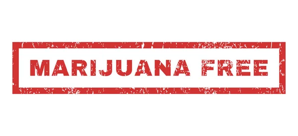 Marijuana francobollo di gomma libero — Vettoriale Stock
