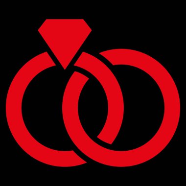 Alyans vektör simgesi