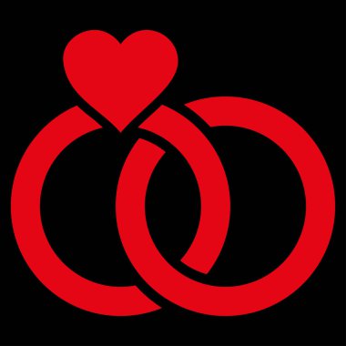 Alyans vektör simgesi