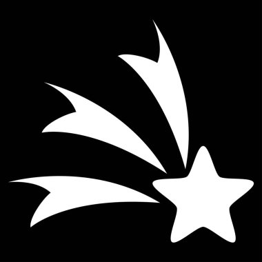 Düşen yıldız vektör simgesi