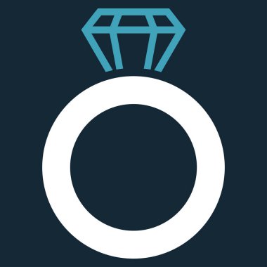 Mücevher yüzük vektör simgesi